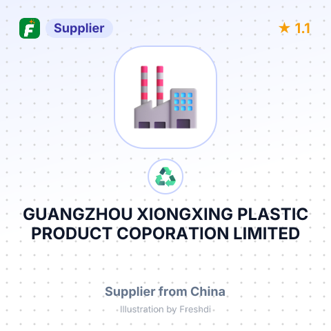 GUANGZHOU XIONGXING PLASTIC PRODUCT COPORATION LIMITED – summary card, no photo uploaded yet