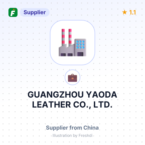 GUANGZHOU YAODA LEATHER CO., LTD. – summary card, no photo uploaded yet