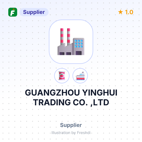 GUANGZHOU YINGHUI TRADING CO. ,LTD – summary card, no photo uploaded yet