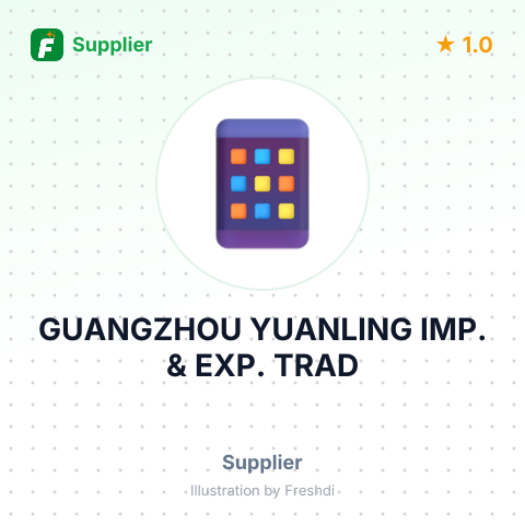GUANGZHOU YUANLING IMP. & EXP. TRAD – summary card, no photo uploaded yet