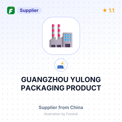 GUANGZHOU YULONG PACKAGING PRODUCT – summary card, no photo uploaded yet