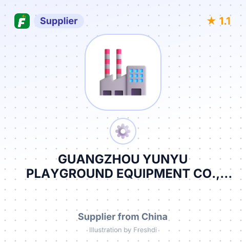 GUANGZHOU YUNYU PLAYGROUND EQUIPMENT CO., LTD – summary card, no photo uploaded yet