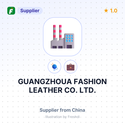GUANGZHOUA FASHION LEATHER CO. LTD. – summary card, no photo uploaded yet