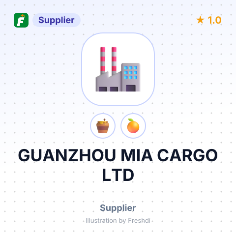 GUANZHOU MIA CARGO LTD – summary card, no photo uploaded yet