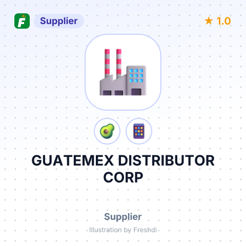 GUATEMEX DISTRIBUTOR CORP – summary card, no photo uploaded yet