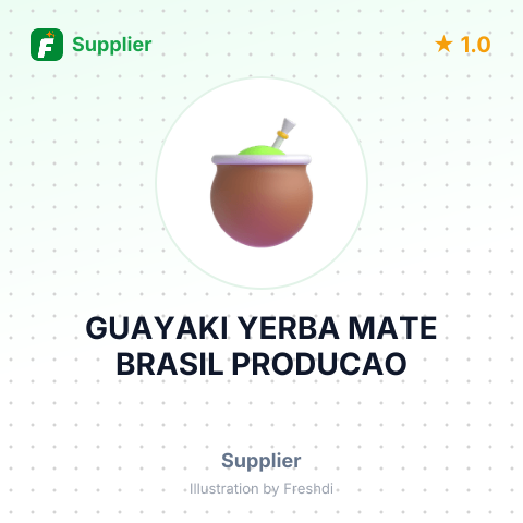 GUAYAKI YERBA MATE BRASIL PRODUCAO – summary card, no photo uploaded yet