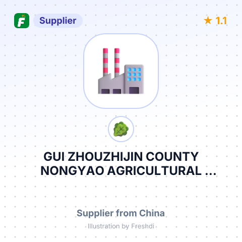 GUI ZHOUZHIJIN COUNTY NONGYAO AGRICULTURAL DEVELOPMENTCO., LTD. – summary card, no photo uploaded yet
