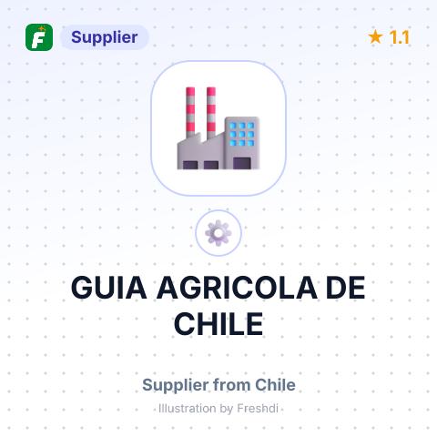 GUIA AGRICOLA DE CHILE – summary card, no photo uploaded yet
