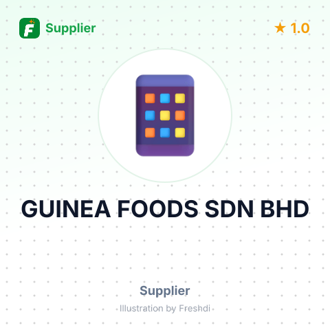 GUINEA FOODS SDN BHD – summary card, no photo uploaded yet