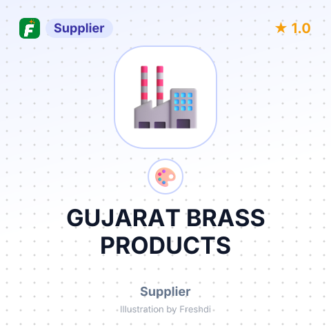 GUJARAT BRASS PRODUCTS – summary card, no photo uploaded yet