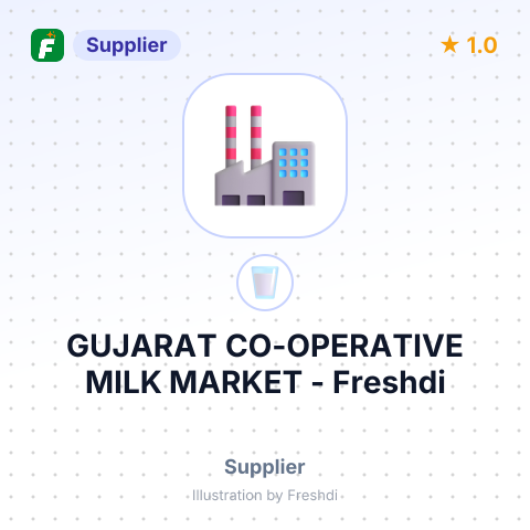 GUJARAT CO-OPERATIVE MILK MARKET – summary card, no photo uploaded yet