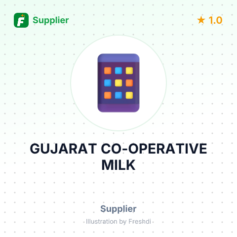 GUJARAT CO-OPERATIVE MILK – summary card, no photo uploaded yet