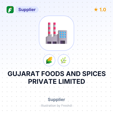 GUJARAT FOODS AND SPICES PRIVATE LIMITED – summary card, no photo uploaded yet