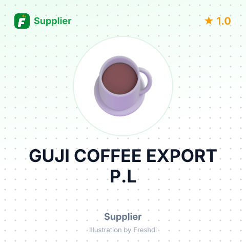 GUJI COFFEE EXPORT P.L – summary card, no photo uploaded yet