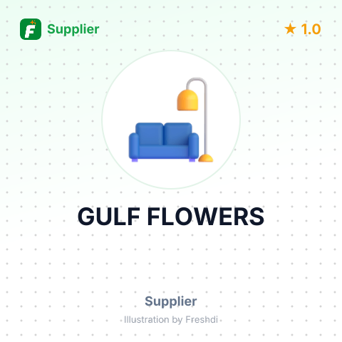 GULF FLOWERS – summary card, no photo uploaded yet