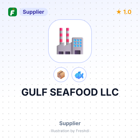 GULF SEAFOOD LLC – summary card, no photo uploaded yet