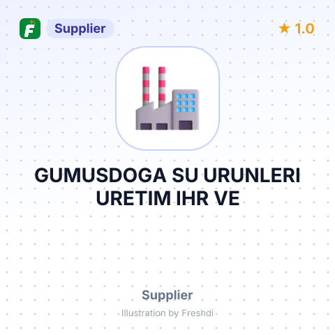 GUMUSDOGA SU URUNLERI URETIM IHR VE – summary card, no photo uploaded yet
