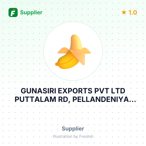 GUNASIRI EXPORTS PVT LTD PUTTALAM RD, PELLANDENIYA, MASPOTHA. – summary card, no photo uploaded yet