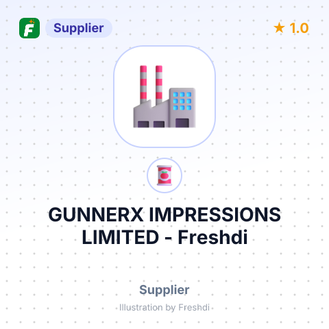 GUNNERX IMPRESSIONS LIMITED – summary card, no photo uploaded yet