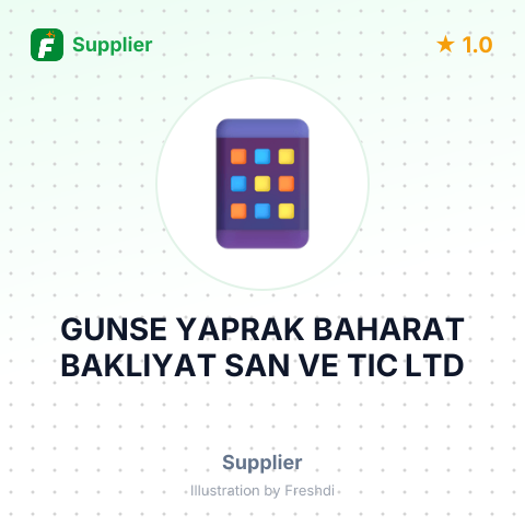 GUNSE YAPRAK BAHARAT BAKLIYAT SAN VE TIC LTD – summary card, no photo uploaded yet