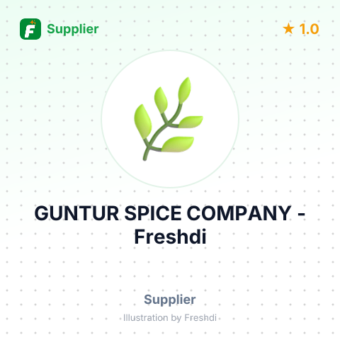 GUNTUR SPICE COMPANY – summary card, no photo uploaded yet
