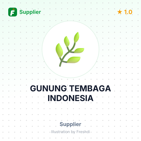GUNUNG TEMBAGA INDONESIA – summary card, no photo uploaded yet