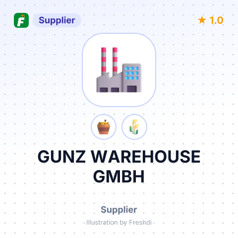 GUNZ WAREHOUSE GMBH – summary card, no photo uploaded yet