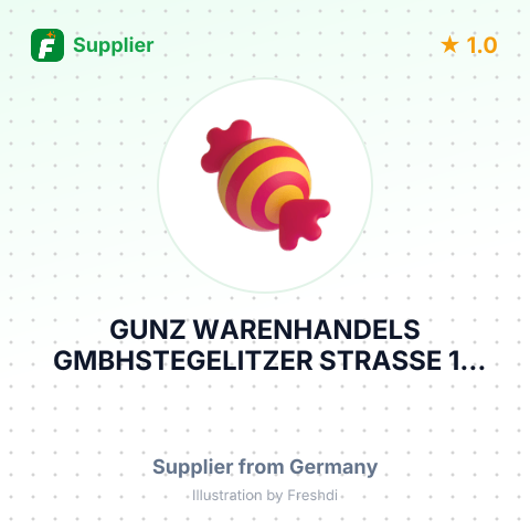 GUNZ WARENHANDELS GMBHSTEGELITZER STRASSE 16 39126 MAGDEBURG DEUTSCHLAND – summary card, no photo uploaded yet