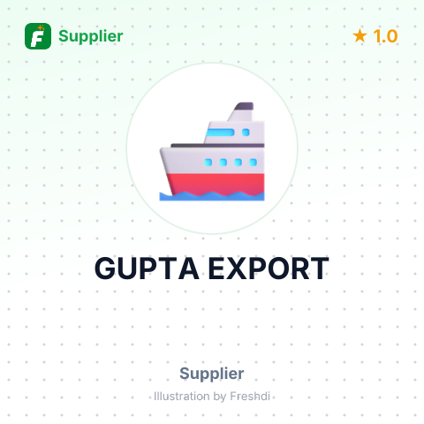 GUPTA EXPORT – summary card, no photo uploaded yet