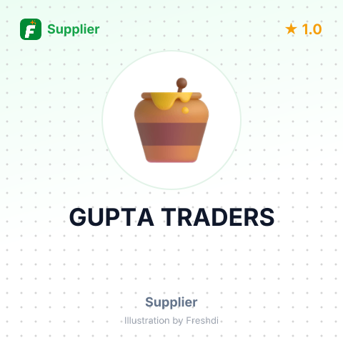 GUPTA TRADERS – summary card, no photo uploaded yet