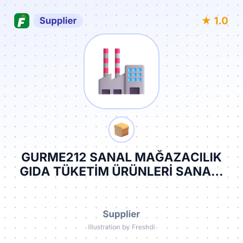 GURME212 SANAL MAĞAZACILIK GIDA TÜKETİM ÜRÜNLERİ SANAYİ VE TİCARET LİMİTED ŞİRKETİ – summary card, no photo uploaded yet