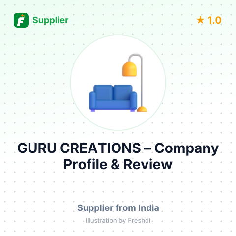 GURU CREATIONS – summary card, no photo uploaded yet