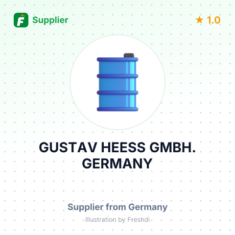 GUSTAV HEESS GMBH. GERMANY – summary card, no photo uploaded yet
