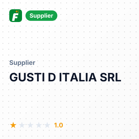 GUSTI D ITALIA SRL – summary card, no photo uploaded yet