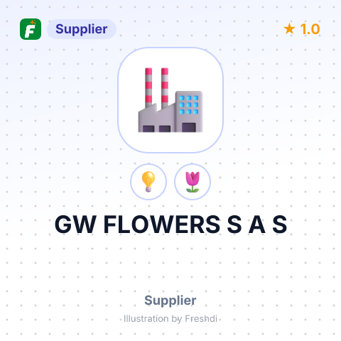 GW FLOWERS S A S – summary card, no photo uploaded yet