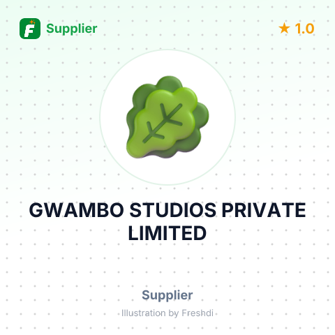 GWAMBO STUDIOS PRIVATE LIMITED – summary card, no photo uploaded yet