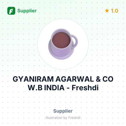 GYANIRAM AGARWAL & CO W.B INDIA – summary card, no photo uploaded yet
