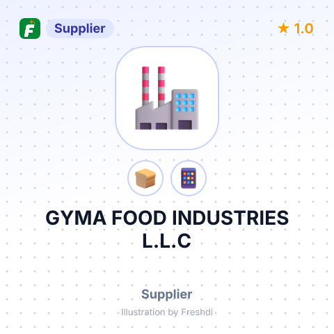 GYMA FOOD INDUSTRIES L.L.C – summary card, no photo uploaded yet