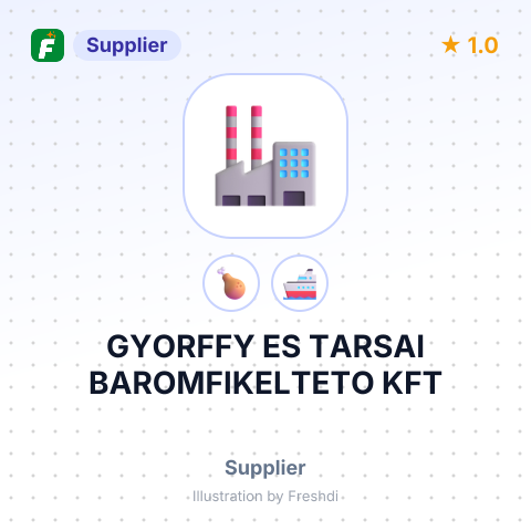 GYORFFY ES TARSAI BAROMFIKELTETO KFT – summary card, no photo uploaded yet