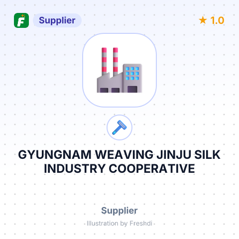 GYUNGNAM WEAVING JINJU SILK INDUSTRY COOPERATIVE – summary card, no photo uploaded yet