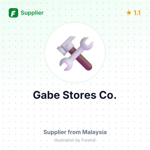 Gabe Stores Co. – summary card, no photo uploaded yet