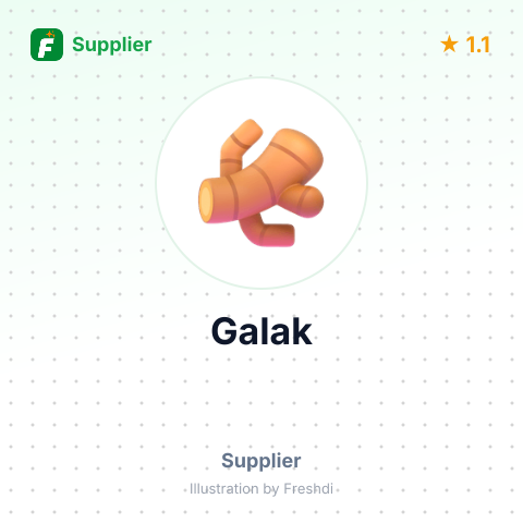Galak – summary card, no photo uploaded yet