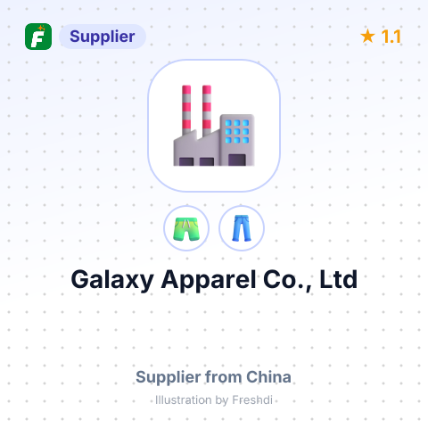 Galaxy Apparel Co., Ltd – summary card, no photo uploaded yet