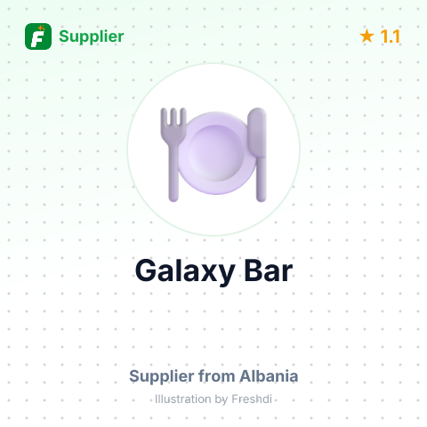 Galaxy Bar – summary card, no photo uploaded yet