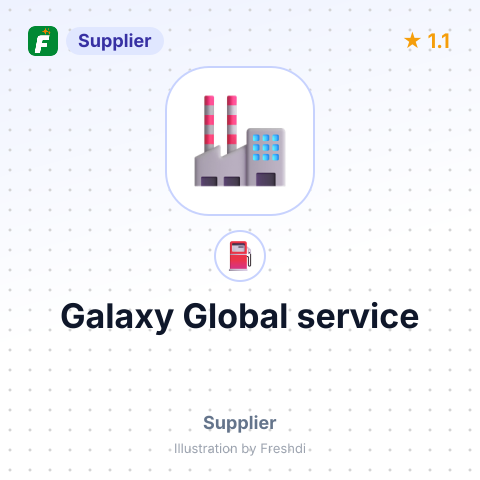 Galaxy Global service – summary card, no photo uploaded yet