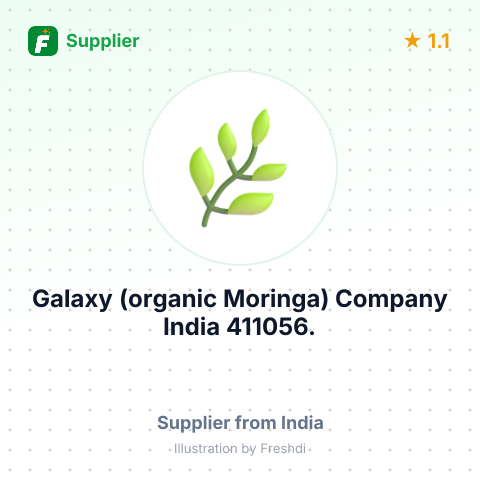 Galaxy (organic Moringa) Company India 411056.  – summary card, no photo uploaded yet