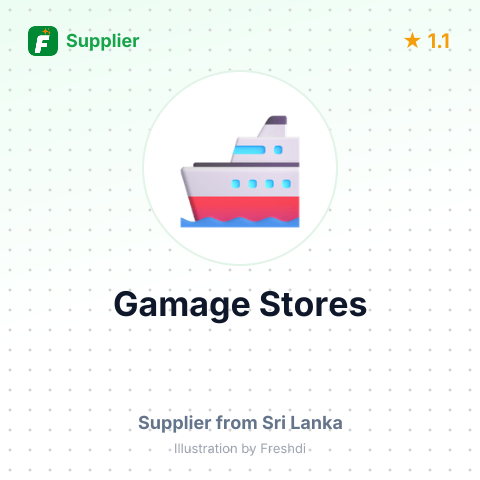 Gamage Stores  – summary card, no photo uploaded yet