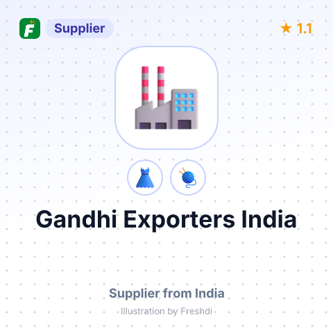Gandhi Exporters India – summary card, no photo uploaded yet