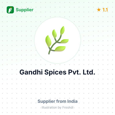 Gandhi Spices Pvt. Ltd. – summary card, no photo uploaded yet