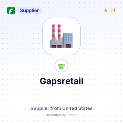 Gapsretail – summary card, no photo uploaded yet